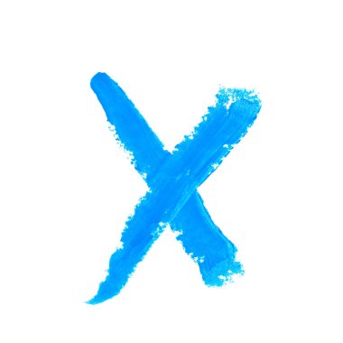 İzole tek abc harf sembol