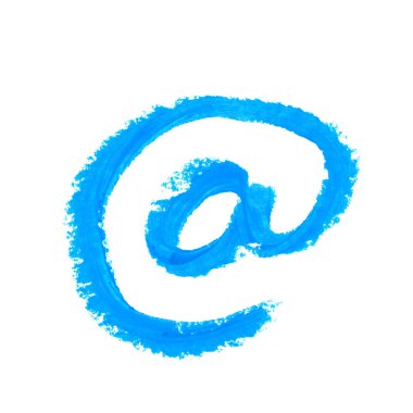 Internet simge izole işareti