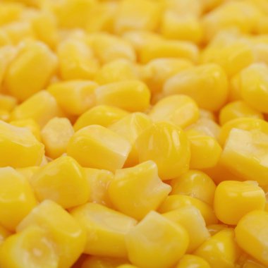 Konserve mısır ile kaplı yüzey