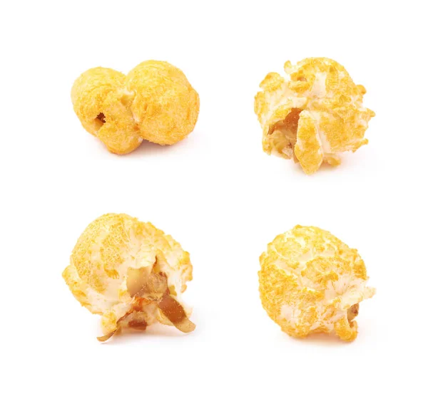 Single popcorn flake isolated — Stock Photo, Image