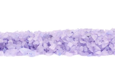 Tuz kristallerinin izole yığını