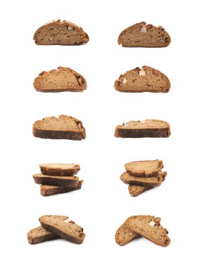 Dilim dilim ekmek izole