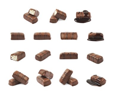 Chocolate confection candy isolated clipart
