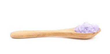 Kaşık tuz kristallerinin izole tam