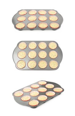 İzole çörek tepsisi tepsi