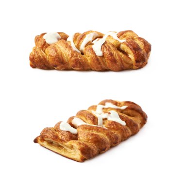 Tatlı pasta çörek izole