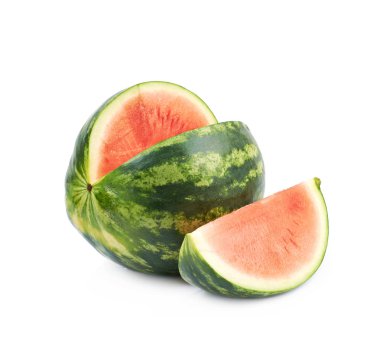 dilimli karpuz izole