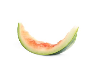 İzole tek karpuz kabuklu