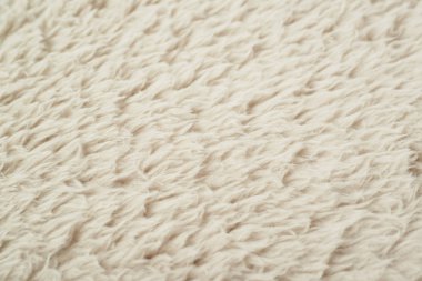 Yakın çekim yapay kürk parçası