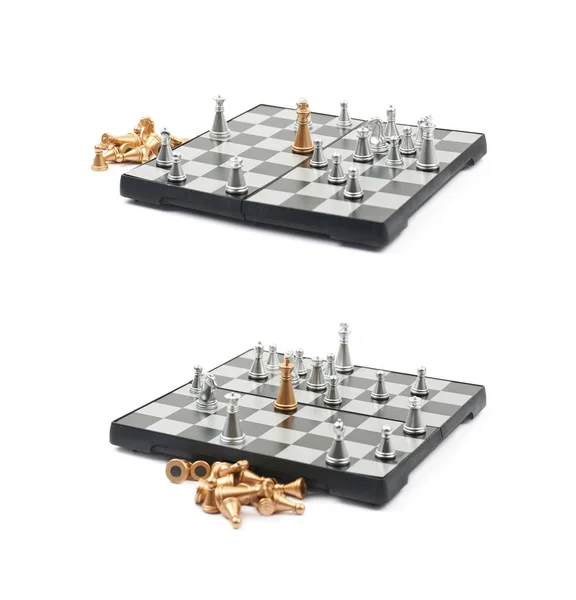 Checkmate on a board — Stock Photo, Image