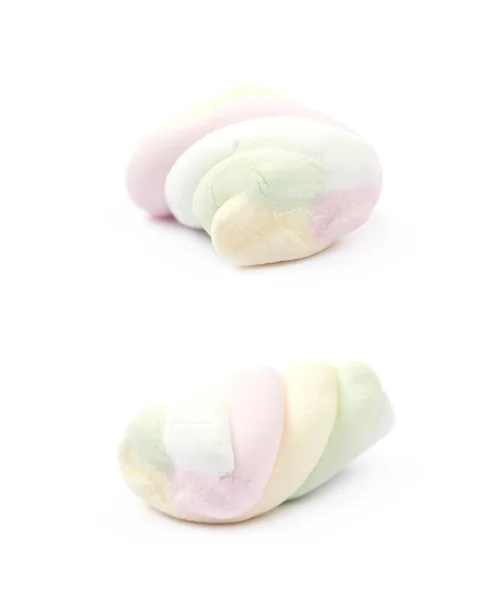 Einzelne Marshmallow-Süßigkeiten — Stockfoto
