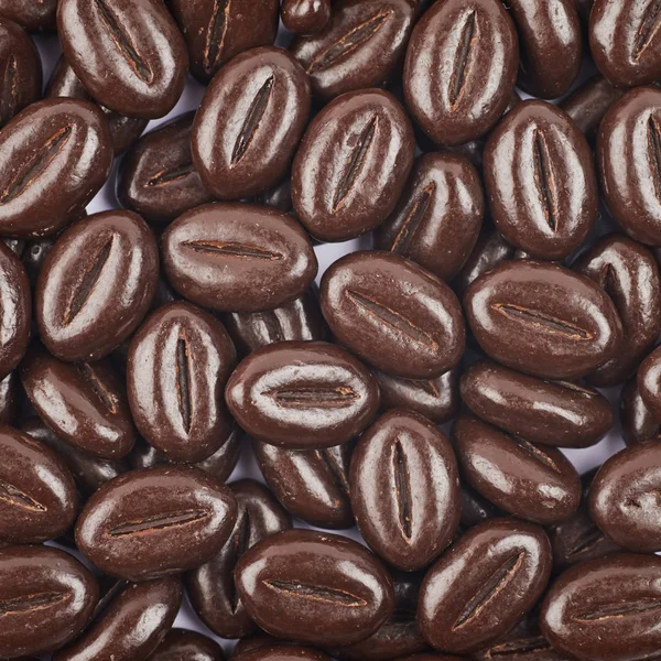 초콜릿 사탕 코팅 표면 — 스톡 사진