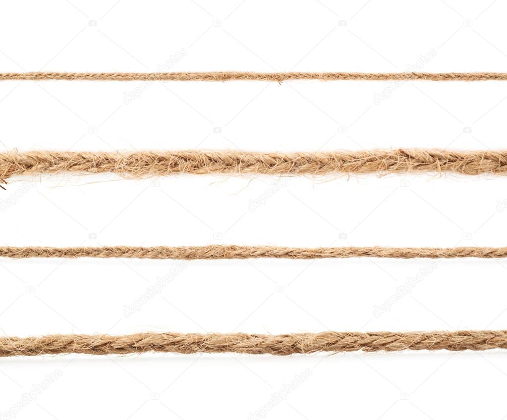 Line of a linen rope string