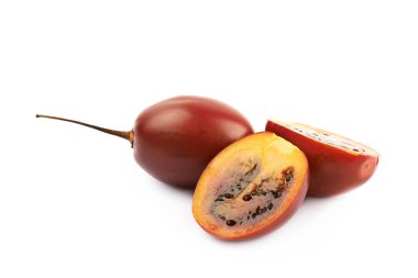 Tamarillo meyve kompozisyon dilimlenmiş