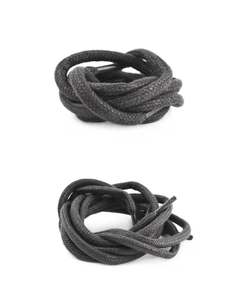 Katlanmış tek ayakkabı Dantel string — Stok fotoğraf