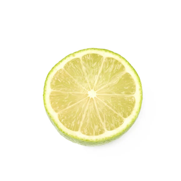 Cirkelsektor på en frukt och lime — Stockfoto