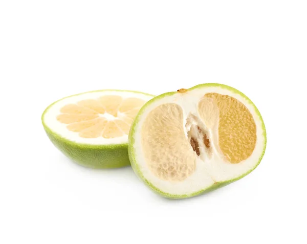 Sliced sweet grapefruit isolated — Stock Photo, Image