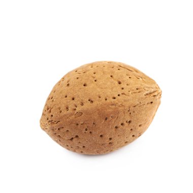 İzole tek badem fındık