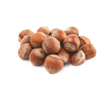 İzole fındık yığını