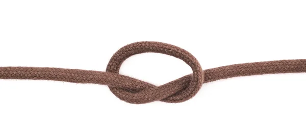 Nudo de cordón aislado — Foto de Stock