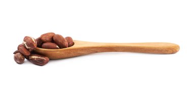 kaşık izole fıstık tam