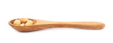 kaşık izole fıstık tam