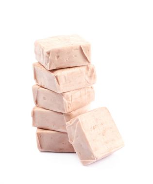 İzole şekerler çiğneme, yığın