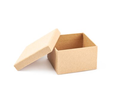 İzole kağıt hediye kutusu