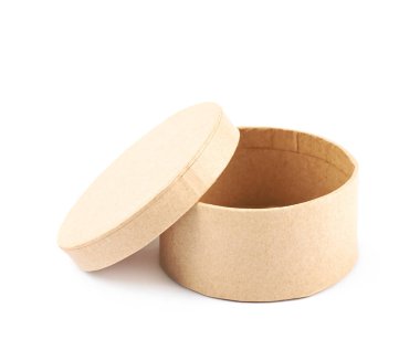 İzole kağıt hediye kutusu