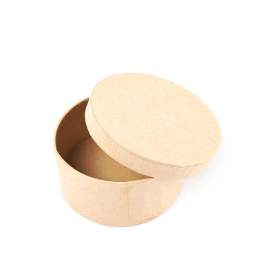 İzole kağıt hediye kutusu