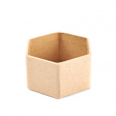 İzole kağıt hediye kutusu