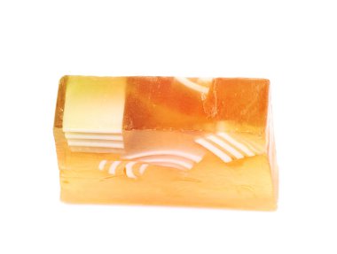 Hande izole sabun parçası yapılan