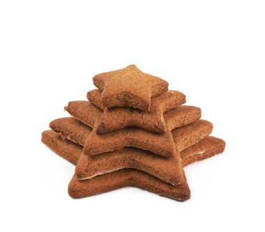 Yıldız şeklinde çerez izole