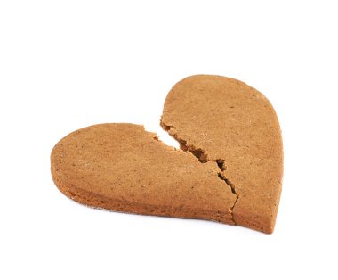 Kırık kalp şeklinde kurabiye