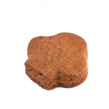 Taze pişmiş zencefilli kurabiye izole