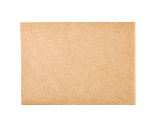 Single closed envelope isolated — Stock Photo, Image