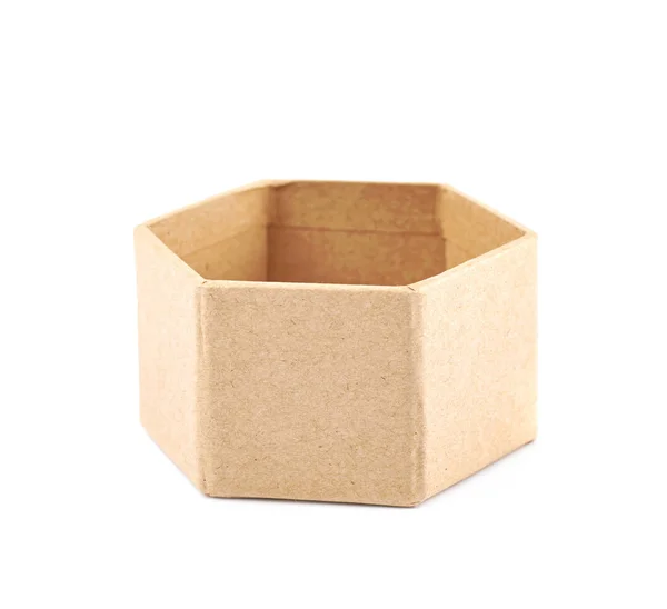 Caja de regalo de papel aislado —  Fotos de Stock