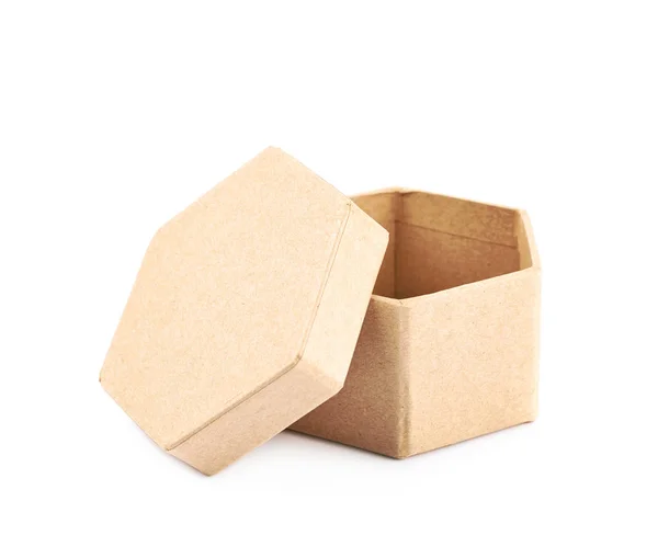 Papier voor een doos van de gift geïsoleerd — Stockfoto