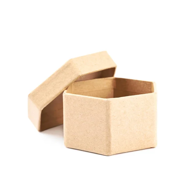 Papier Geschenkbox isoliert — Stockfoto