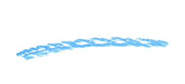 Elle çizilmiş hat izole