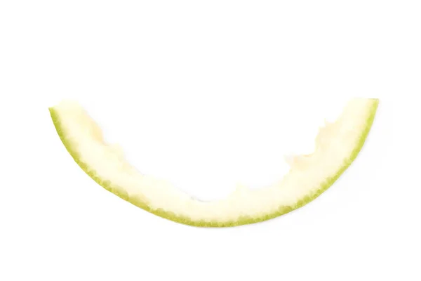 Słodki grejpfrut skórka resztki na białym tle — Zdjęcie stockowe