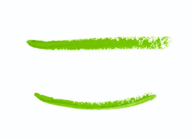 Tek satır işaretçisi kontur izole