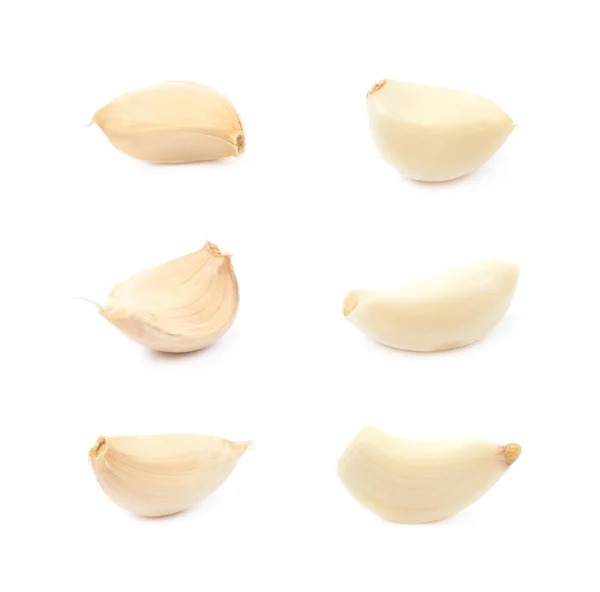 Single garlic clove isolated — Stock Photo, Image