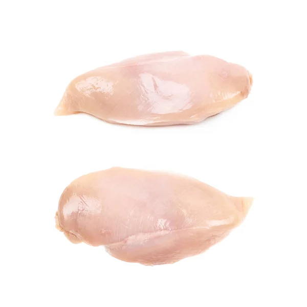 생 닭 가슴살 고기 조각 — 스톡 사진