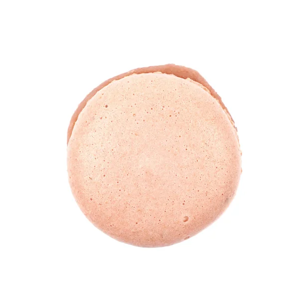 Biscoito macaron único isolado — Fotografia de Stock