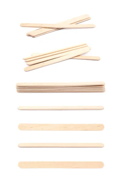Zdravotní test dřevěnou hůl, samostatný — Stock fotografie