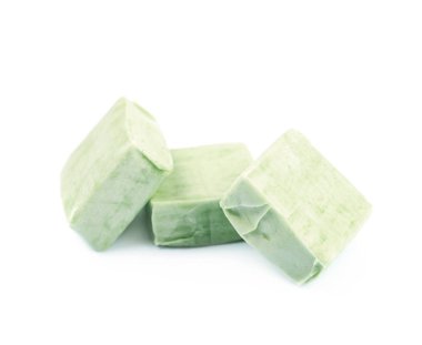 İzole şekerler çiğneme, yığın