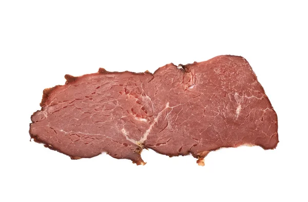 Single slice of a ham meat — Stock Photo, Image