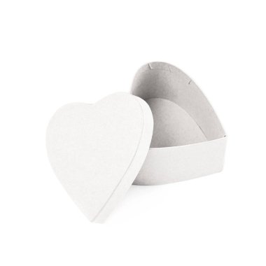 İzole kağıt hediye kutusu