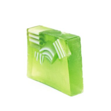 Hande izole sabun parçası yapılan